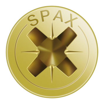 Spax schroef pozi yellox 4x40 mm 125 stuks