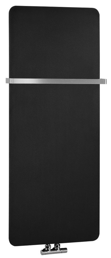 Sapho Tabella badkamerradiator 119x49cm 549W zwart mat