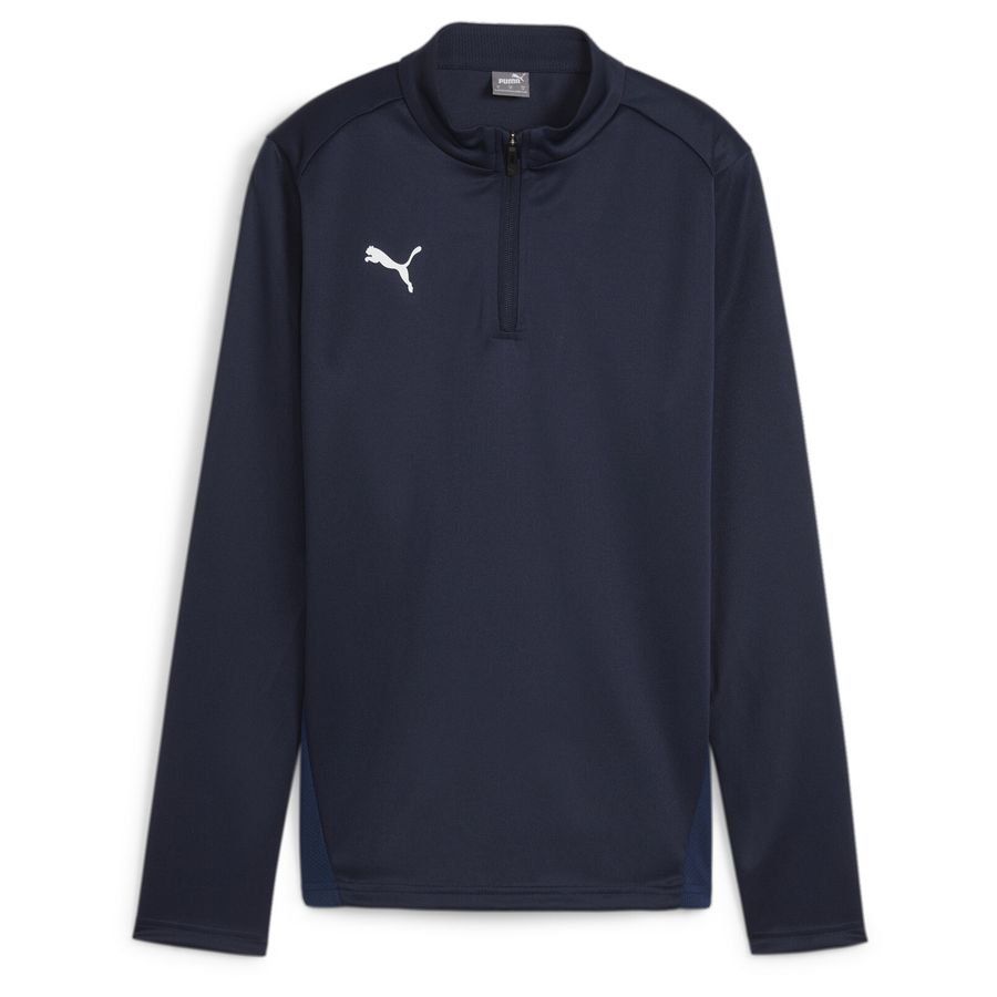 PUMA Maillot d'Entraînement teamGOAL Fermeture Éclair 1/4 - PUMA Navy/Blanc/Persian Blue Femme