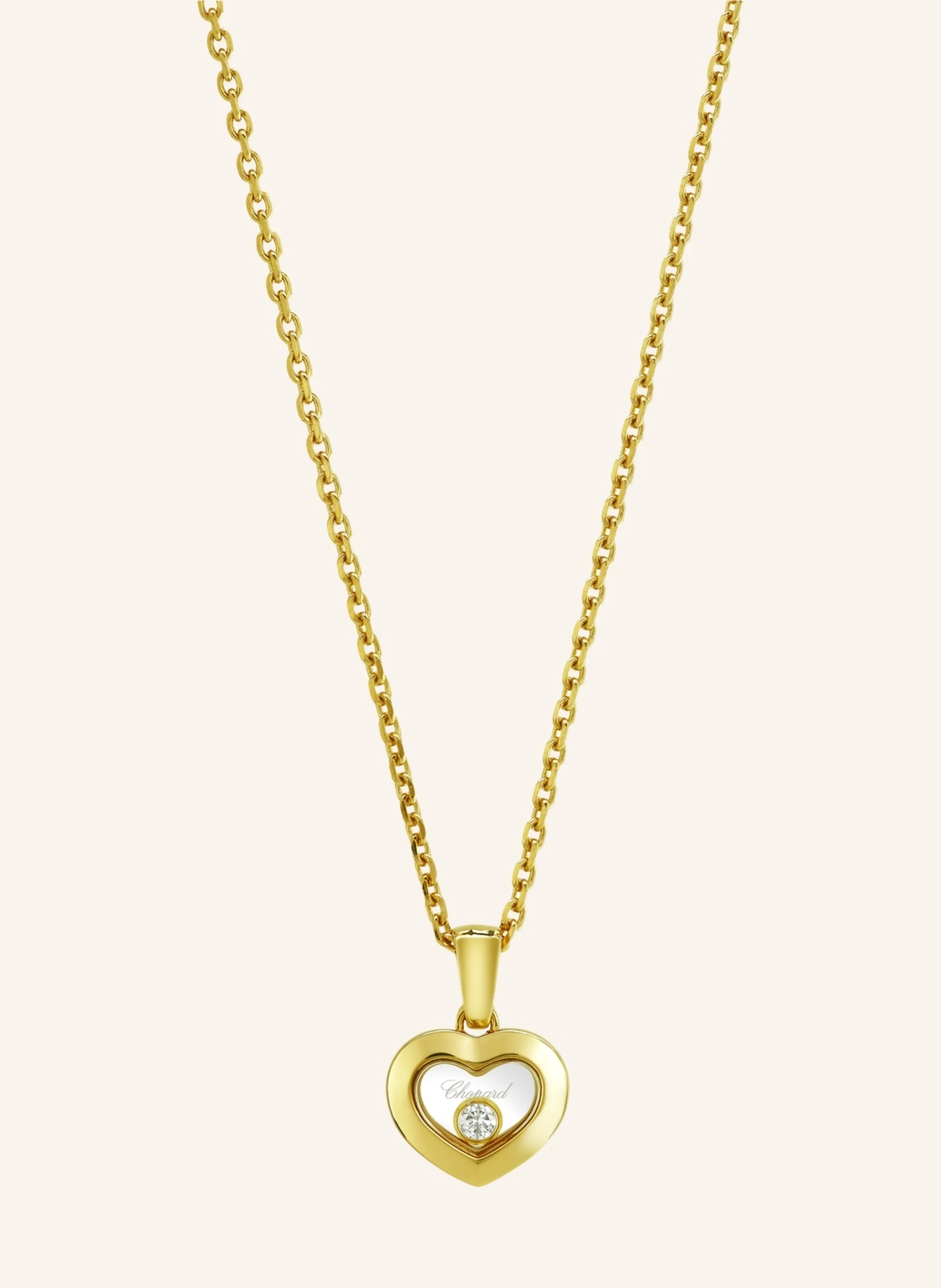 Chopard Anhänger HAPPY DIAMONDS ICONS Anhänger aus 18 Karat Gelbgold und Diamanten