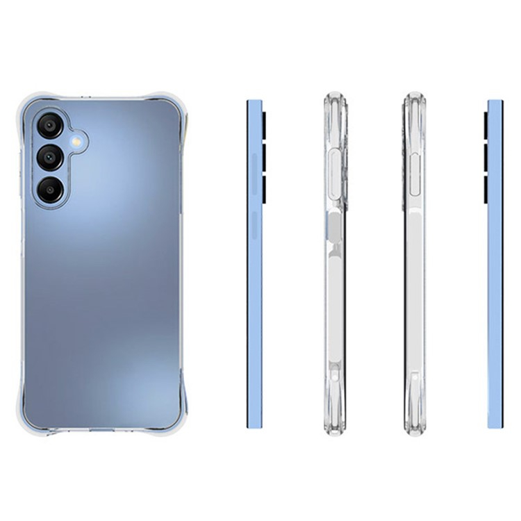 Samsung Galaxy A16 Gummi Hülle Air Cushion Fallschutz   Kameraschutz - Transparent