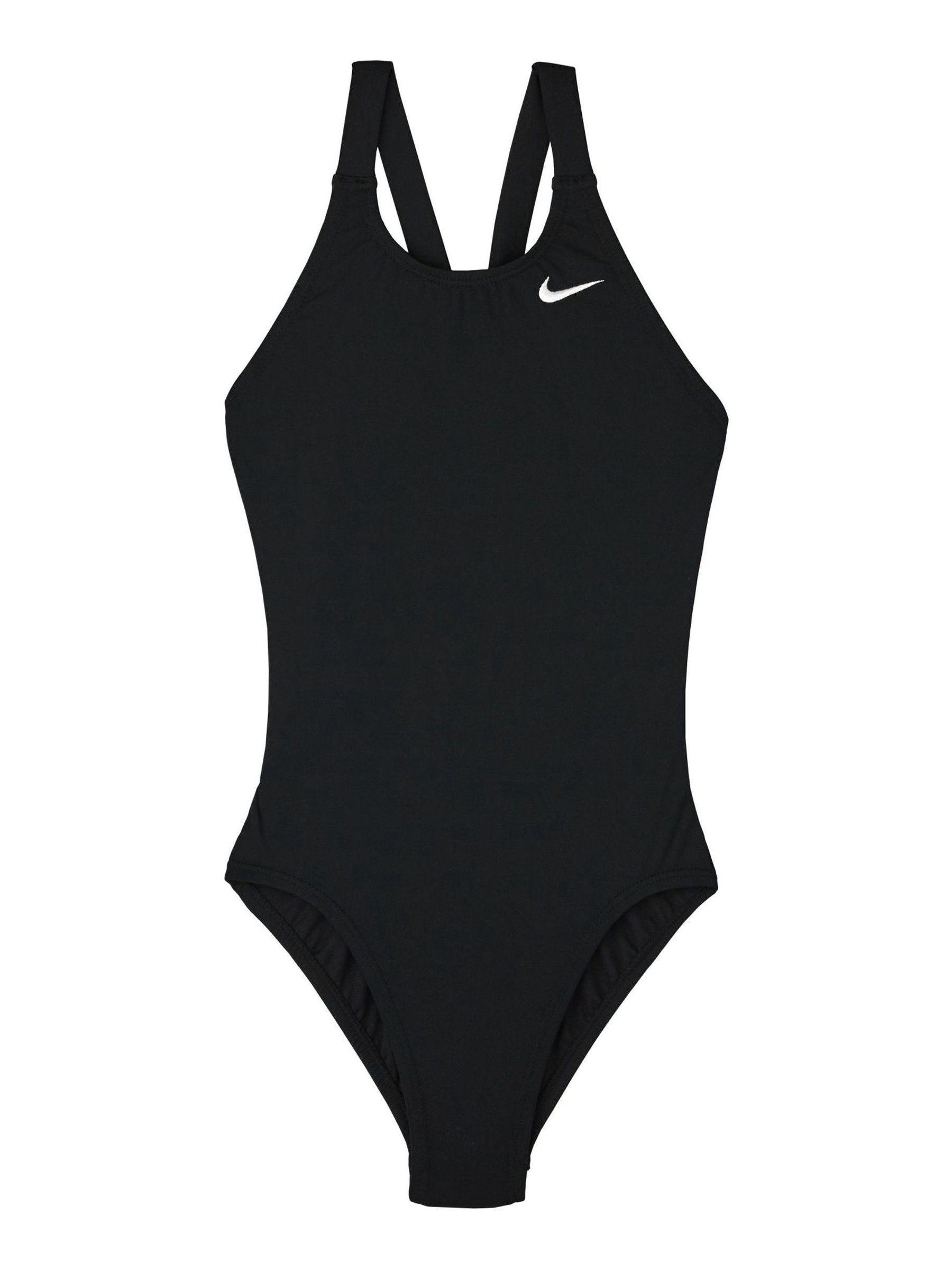 Zwart - Nike Hydrastrong Effen badpak