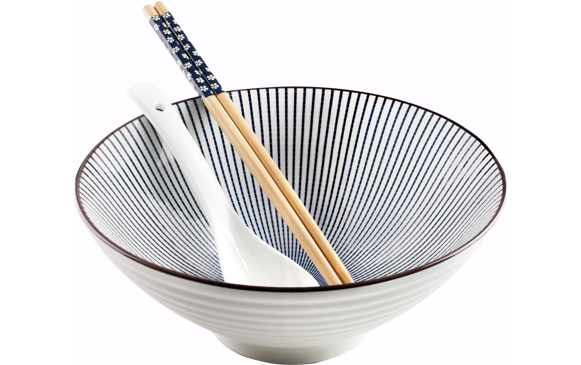 Ramen-Set Hakata 1 Stück,Schwarz/WeissPerfekt für leckeren Ramen zu Hause