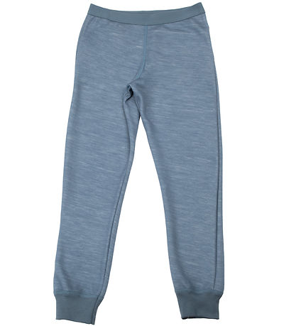 Joha Leggings - Wolle/Bambus - Blau