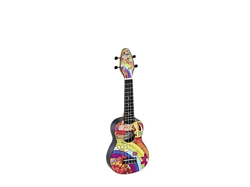 Ortega Guitars Ukulele Keiki Package K2-68 – Peace '68 Der perfekte Einstieg in die Welt der Ukulele