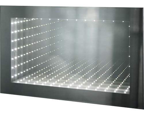 LED Infinity badkamerspiegel Barcelona 50x80 cm met schakelaar IP 44 (beschermd tegen vreemde voorwerpen en spatwater)