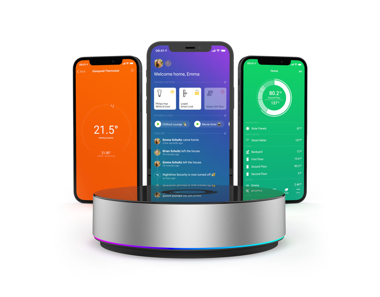 Homey - Bridge & Frient - 3x Intelligent Røgalarm - Bundle
