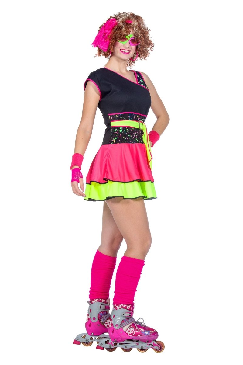 Neon 80S Jurk Dames
