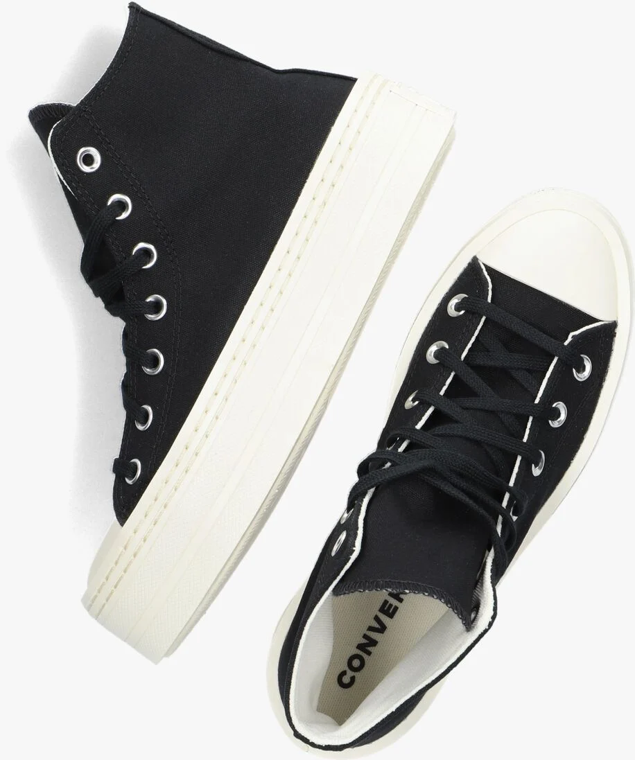 CONVERSE zwarte converse hoge sneaker chuck taylor all star lift platform