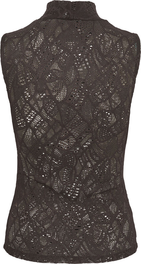 Gestuz HilmaGZ lace tank top Ganache