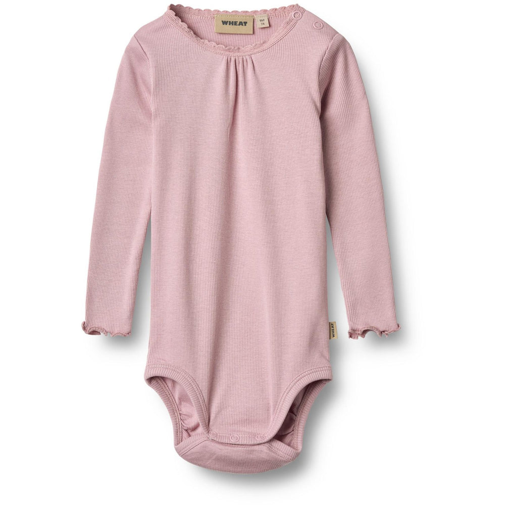 Køb Wheat Lavender Mist Rib Body L/S Lotta