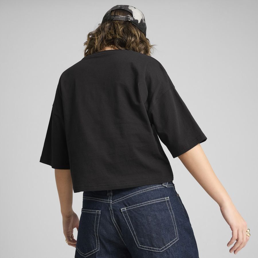 Puma WARDROBE ESS Kurzes Oversized-T-Shirt