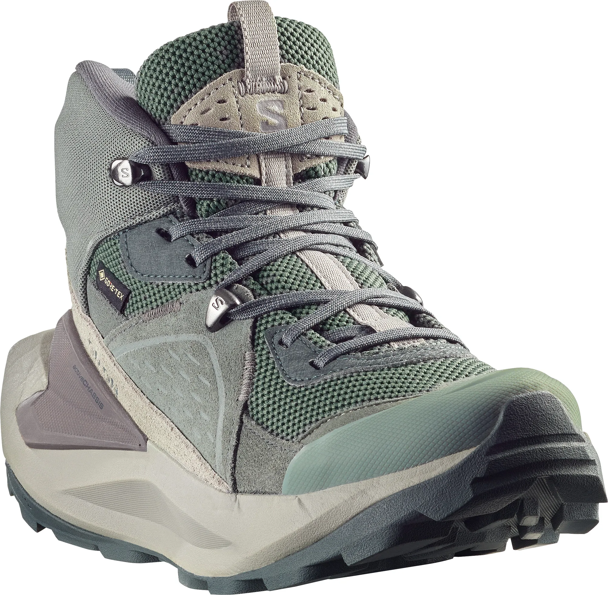 Salomon Women's Elixir Mid GORE-TEX Urban Chic/Flint Gray/Plum Kitten