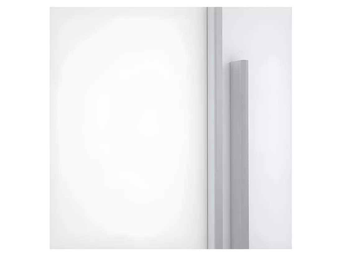 Armoire 2 portes battantes + 2 portes coulissantes - Blanc mat - L 270,3 x P 61,2 x H 210 cm - NARAGO
