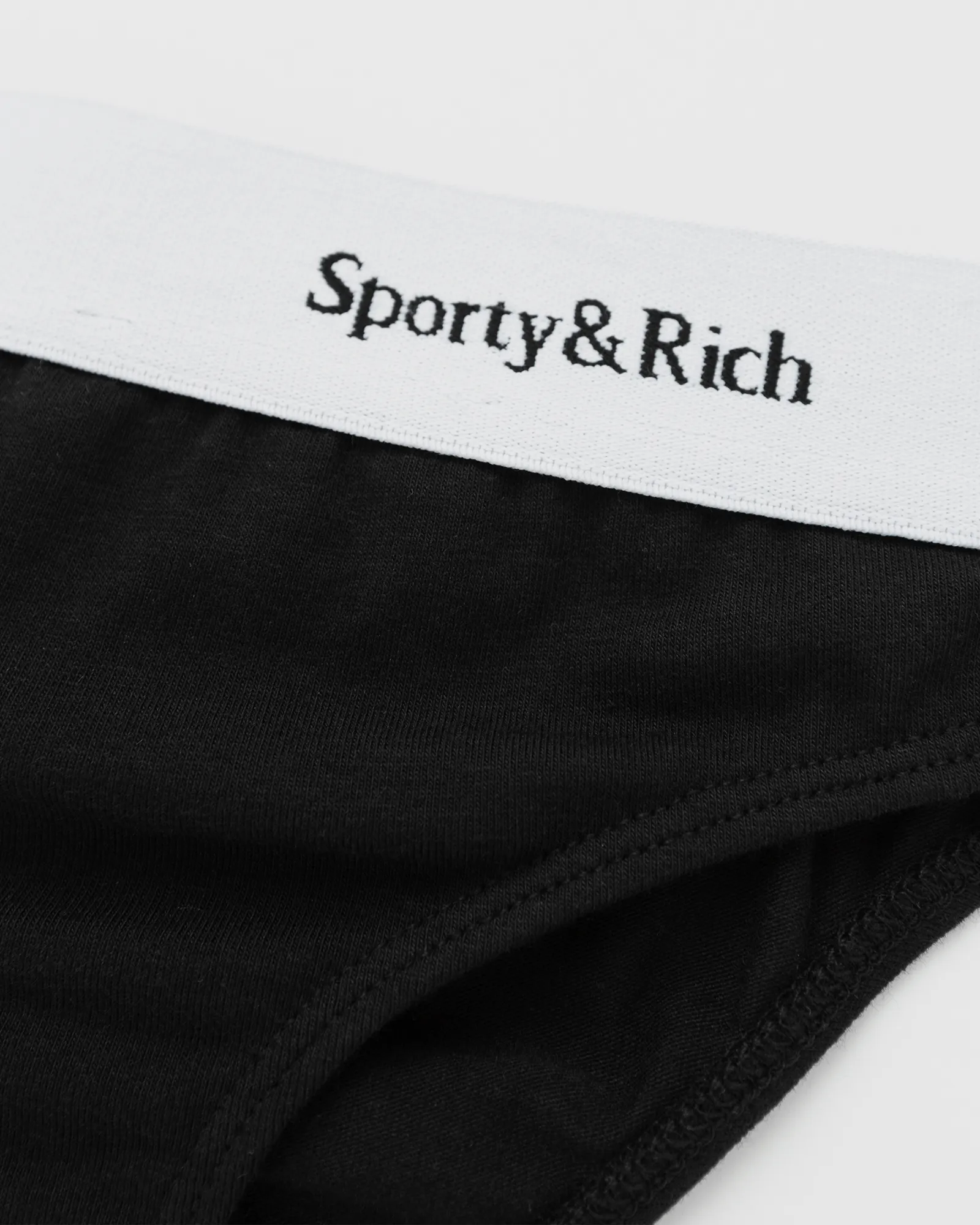 Sporty & Rich Serif Logo Thong