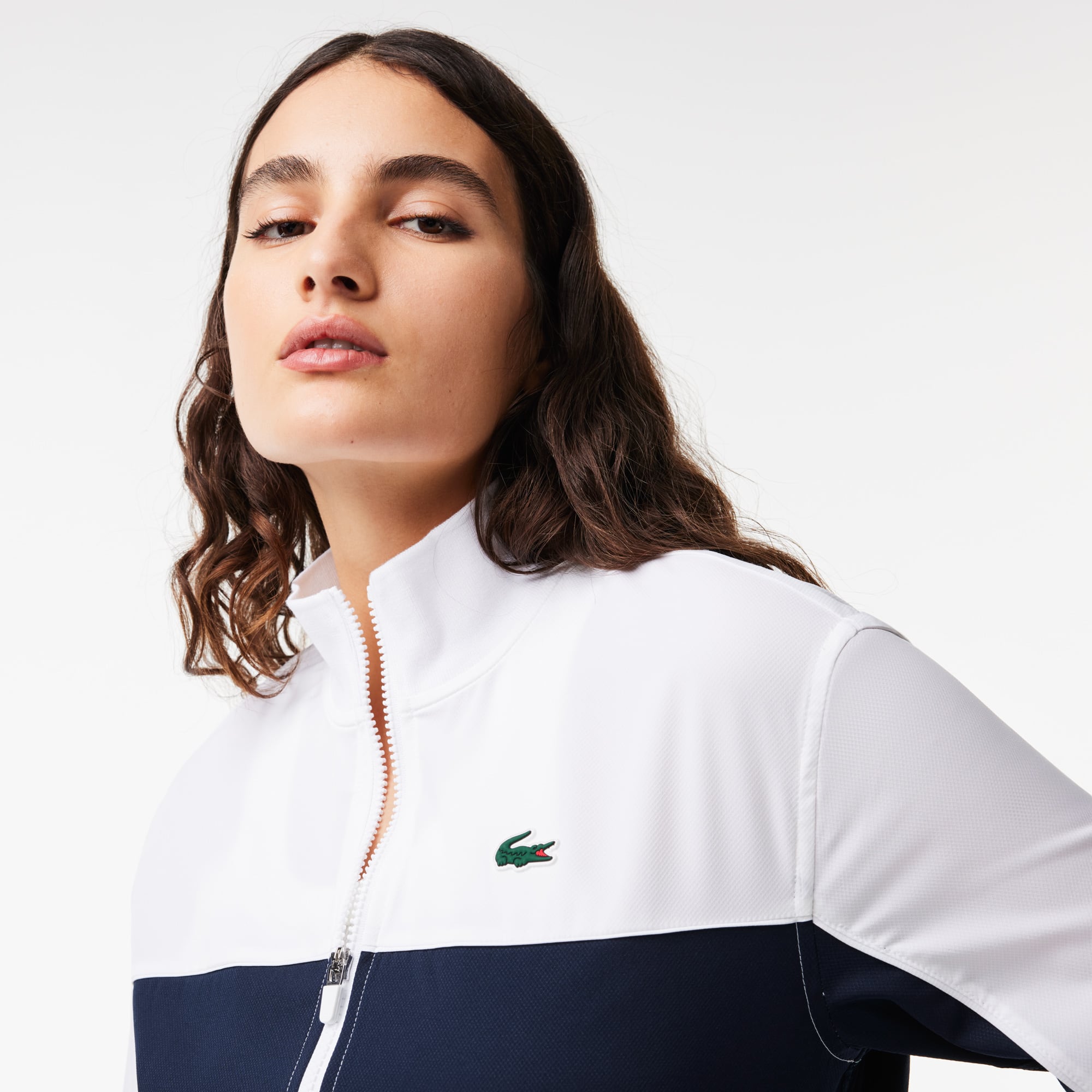 Veste Tennis color-block Ultra-Dry stretch Manteaux & Vestes - Blanc - Lacoste - Femme