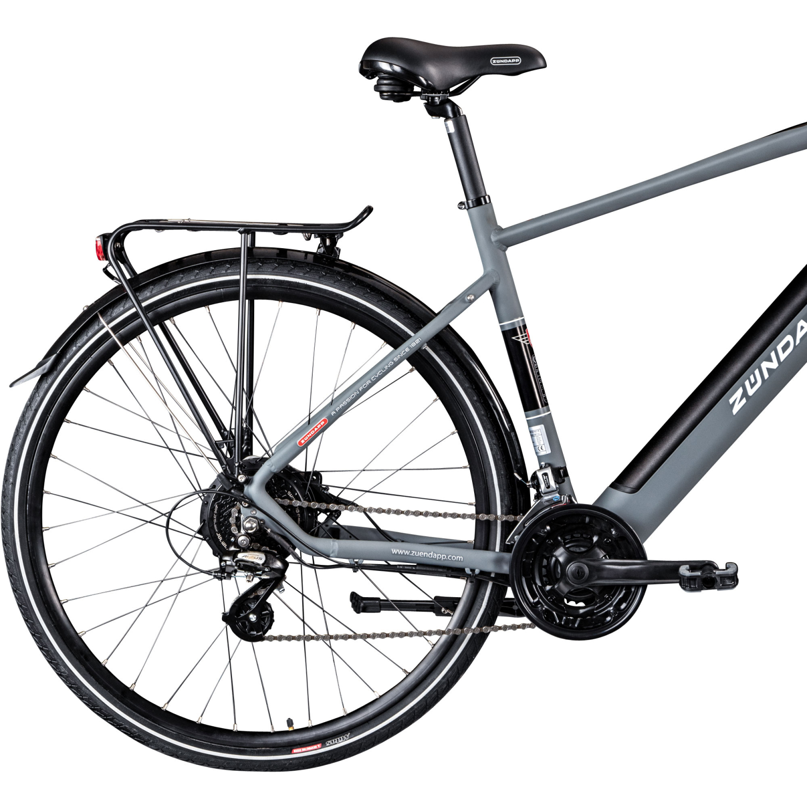 Zündapp Elektro Herren-Trekkingrad Z810 - grau - 52 cm