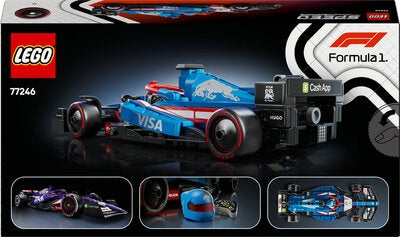 LEGO Speed Champions 77246 Visa Cash App RB VCARB 01 F1-racerbil