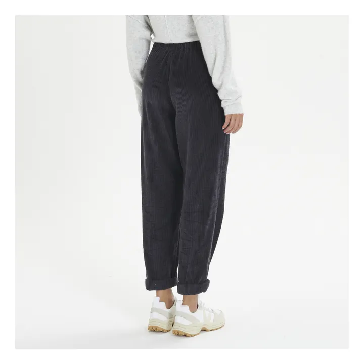 American Vintage Pantalon Velours Côtelé Padow | Carbone
