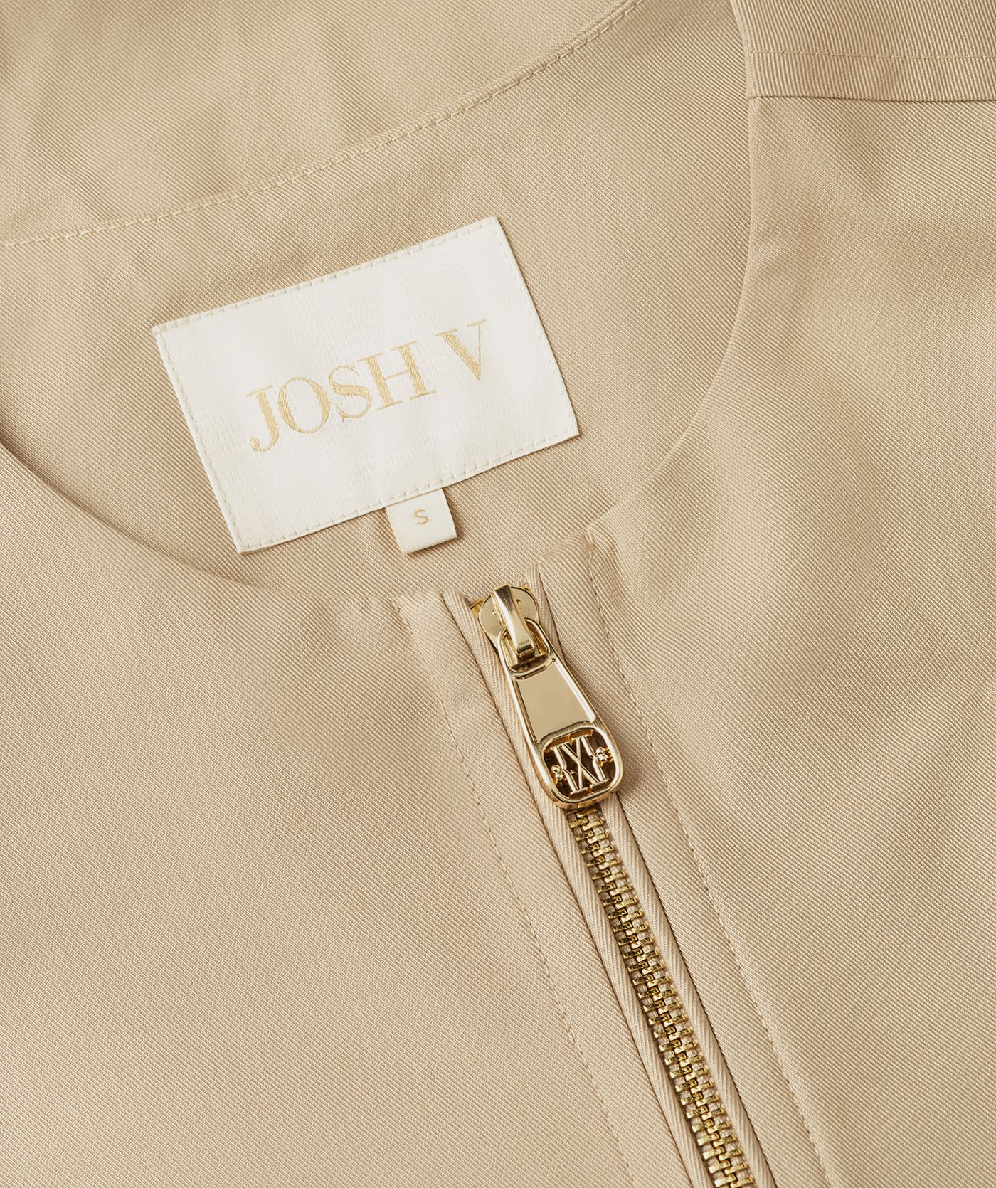 JV-PACEY oversized gilet - beige
