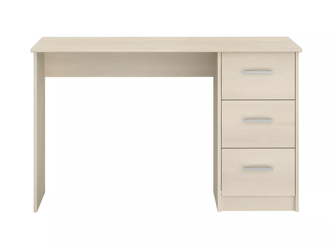 Bureau Droit 3 tiroirs L121 cm - Infinity