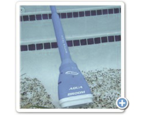 Aqua Broom zwembadstofzuiger, 60 x 16,5 x 9 cm, blauw, op batterijen, looptijd 3 uur