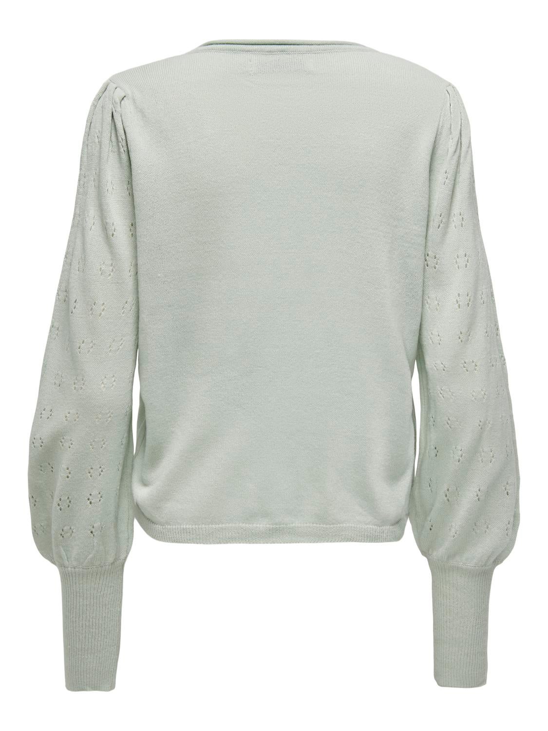 ONLMIRA Strickpullover Aqua Gray