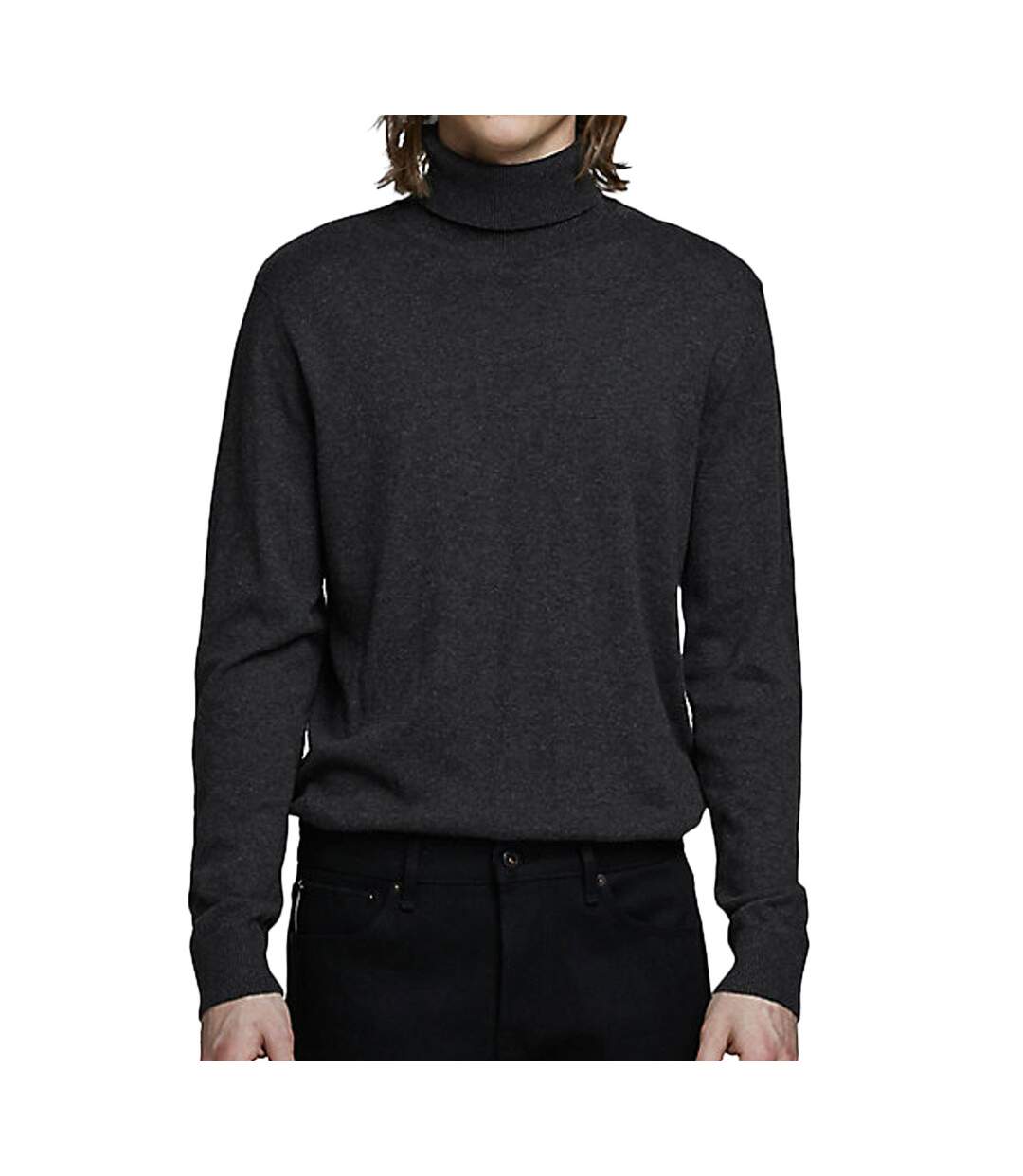Pull Gris Foncé Homme Jack & Jones Whemil