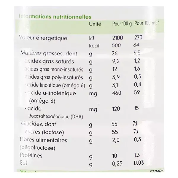 CapriCare Lait de Chèvre 3ème Âge 800g