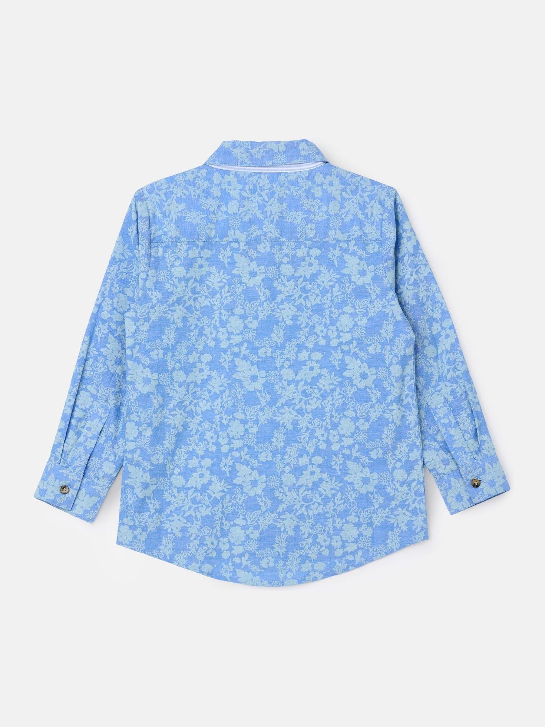 Angel & Rocket Faes chambray overhemd met bloemenprint