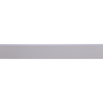 StoreMax afdeklijst metaal zilver 24x6,1x1,2 cm