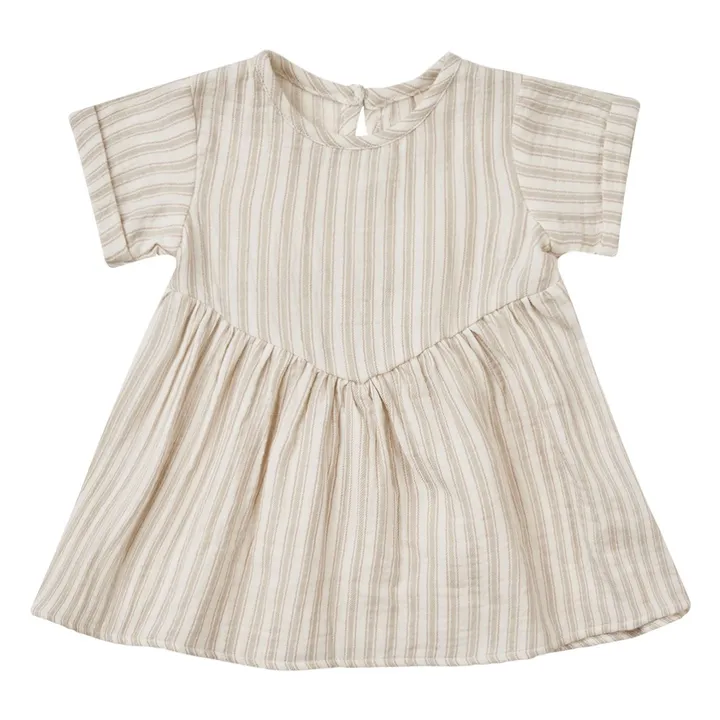 Quincy Mae Robe Brielle Rayée | Vert