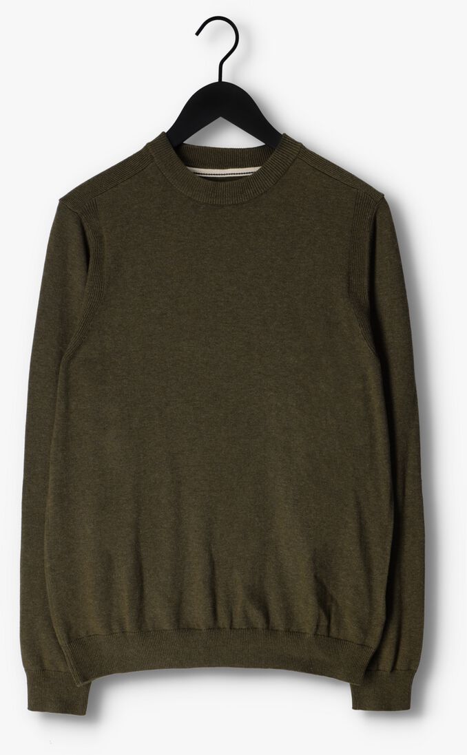ANERKJENDT donkergroene anerkjendt trui aksail cotton silk knit