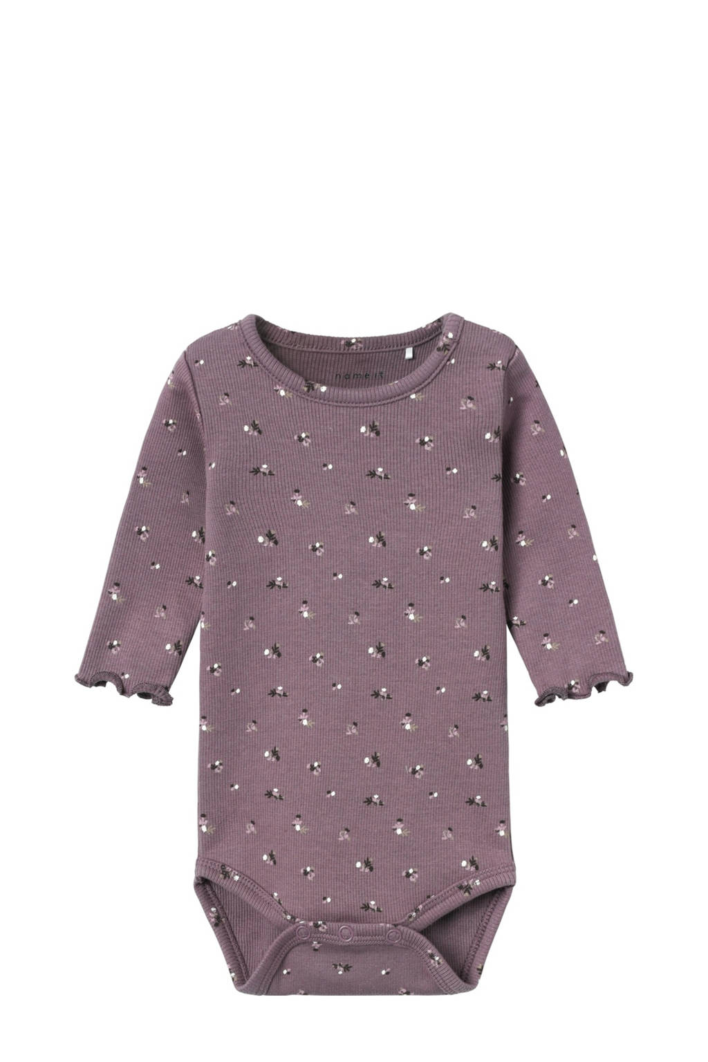 NAME IT romper NBFOLINNE met all over print mauve