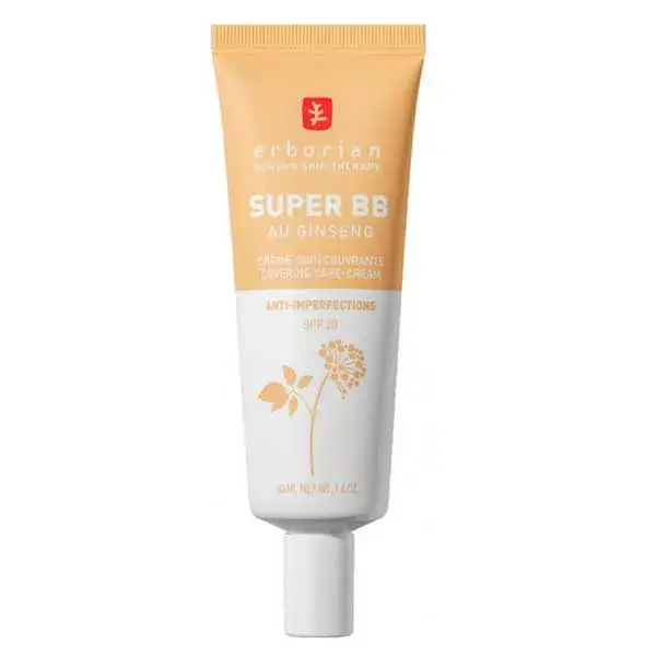 Erborian Super BB Cream - Tratamento anti-imperfeições com cobertura FPS 20 Nude 40ml