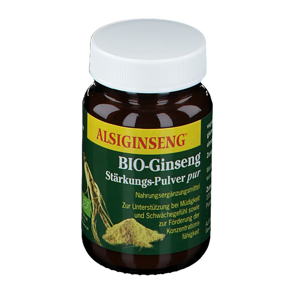 ALSIGINSENG® BIO-Ginseng Stärkungspulver pur