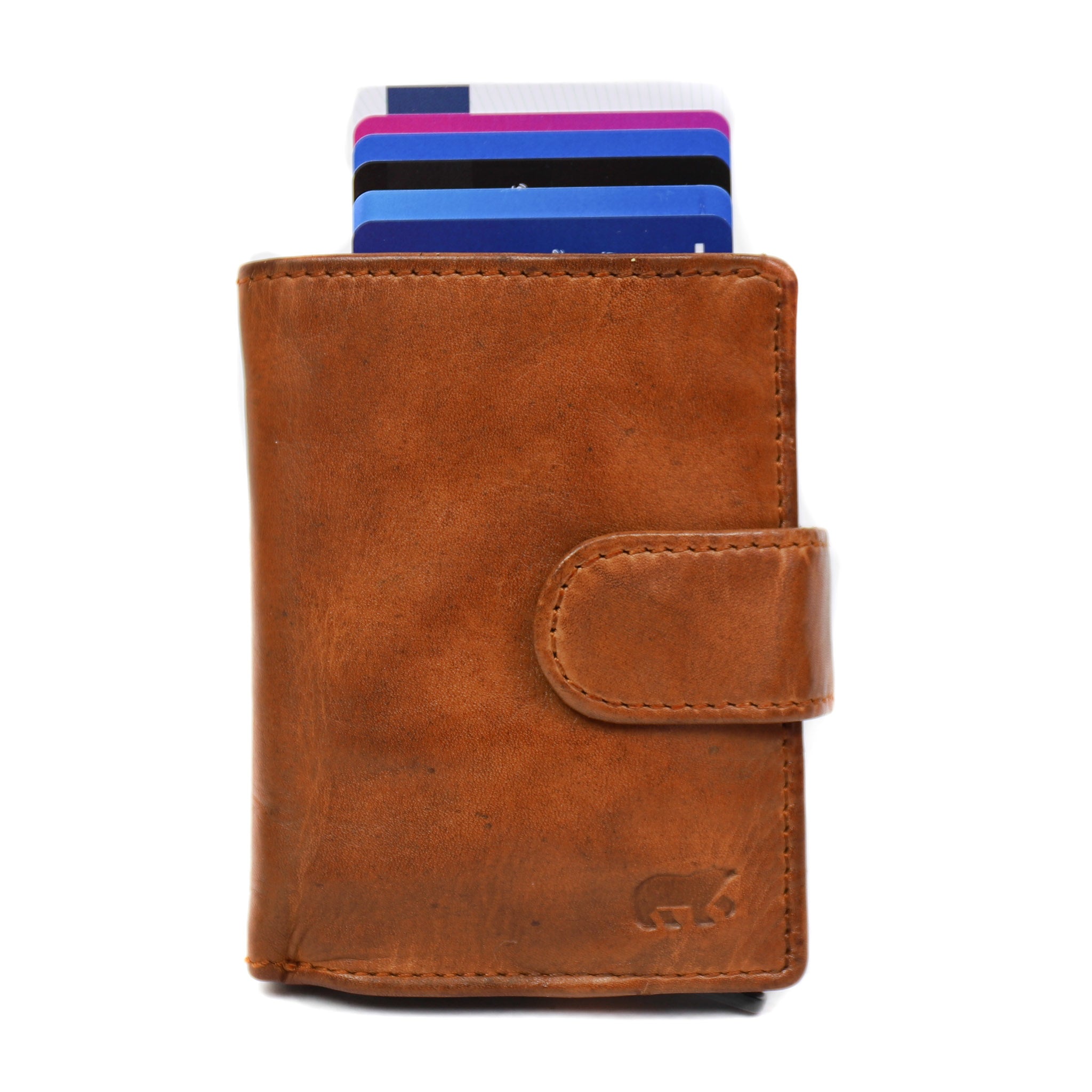 RFID Pasjeshouder 'Kris' cognac Cognac