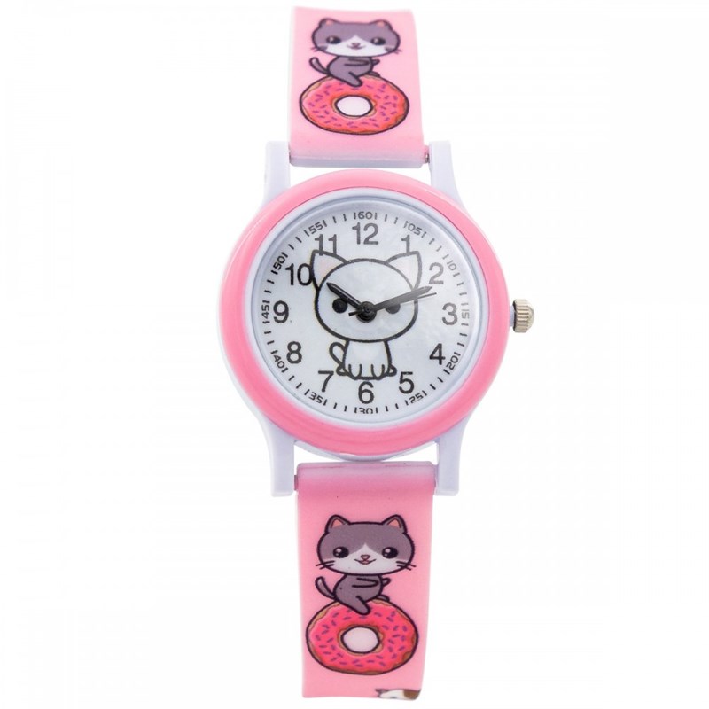 Montre Unisexe CHTIME bracelet Silicone Rose