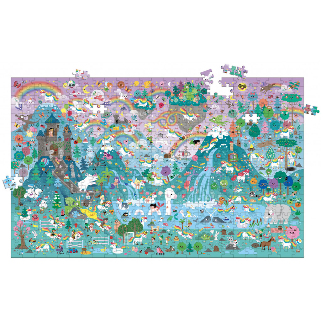 Mes Boites De Puzzle - Cherche et Trouve Géant - Licornes - 500 pièces