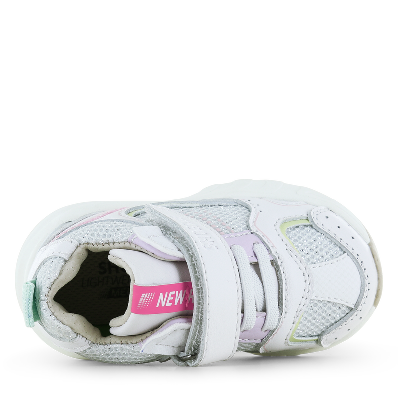 Shoesme wit sneakertje Mesh, Microfiber leer | Meisjes schoenen