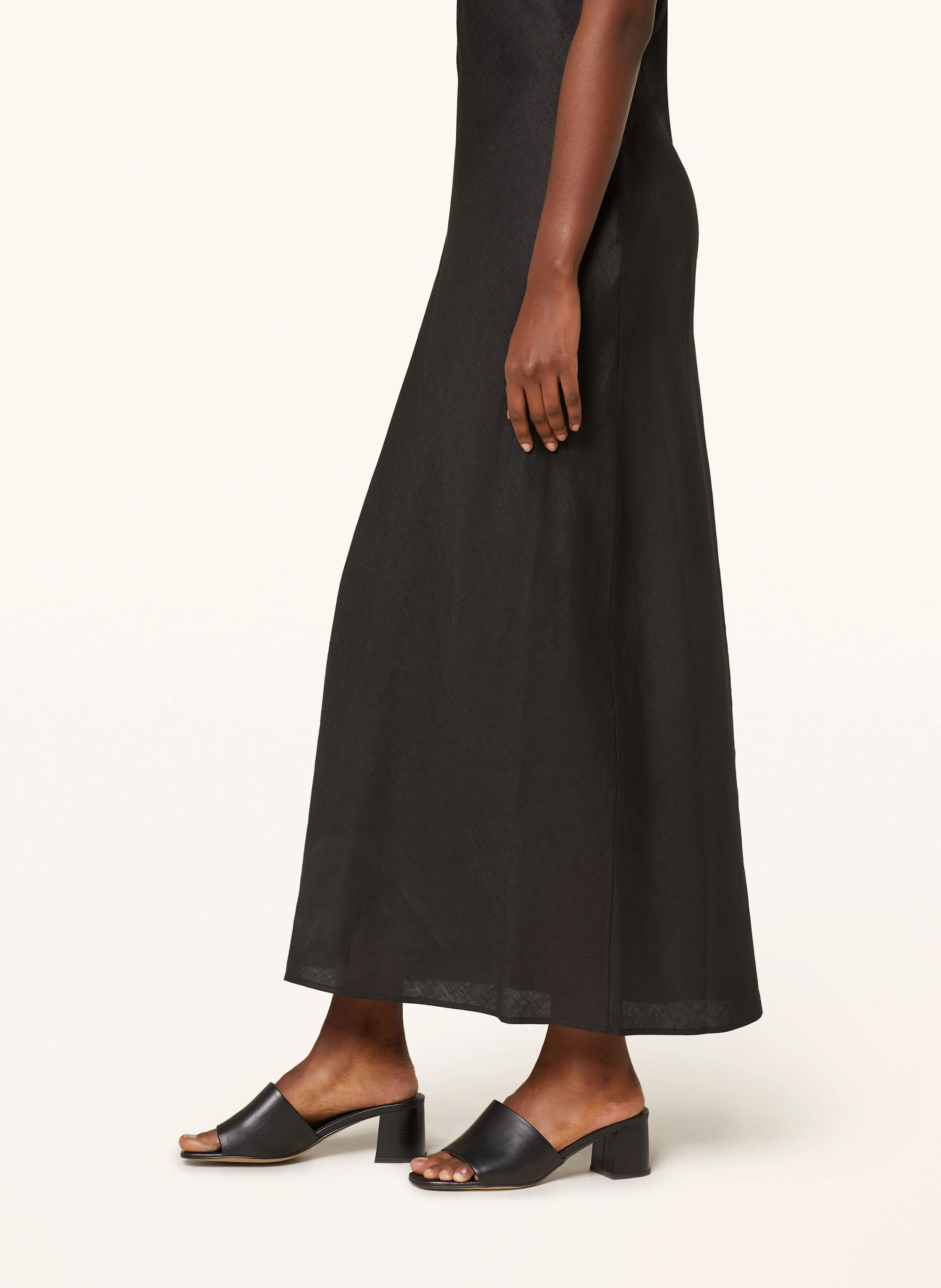 MRS & HUGS One-Shoulder-Kleid aus Leinen