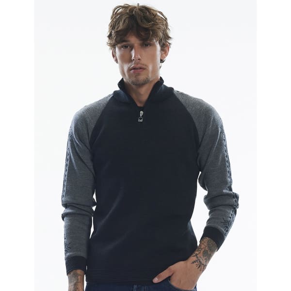Pull DALE OF NORWAY GEILO M SWEATER DARK CHARCOAL SMOKE