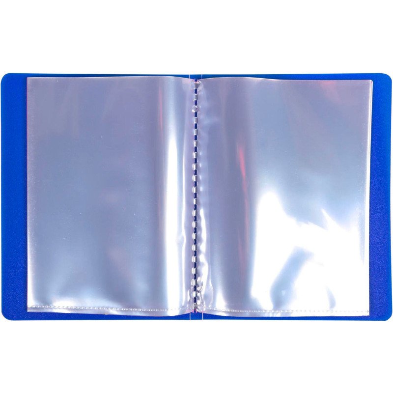 Protège-documents Opak Exacompta polypropylène 11 x 15 cm 20 pochettes - 40 vues couleurs assorties