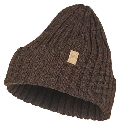 Bonnet tricoté côtelé Ivanhoe en laine NLS Bonnet côtelé Grain de café-taille unique-Marron
