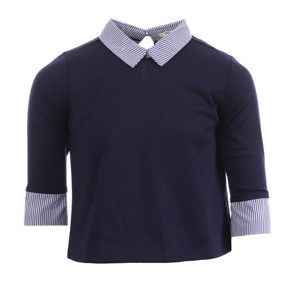 Teddy Smith T-shirt manches 3/4 Marine Fille Teddy Smith Tavia