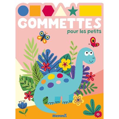 Gommettes pour les petits : Dinosaure bleu