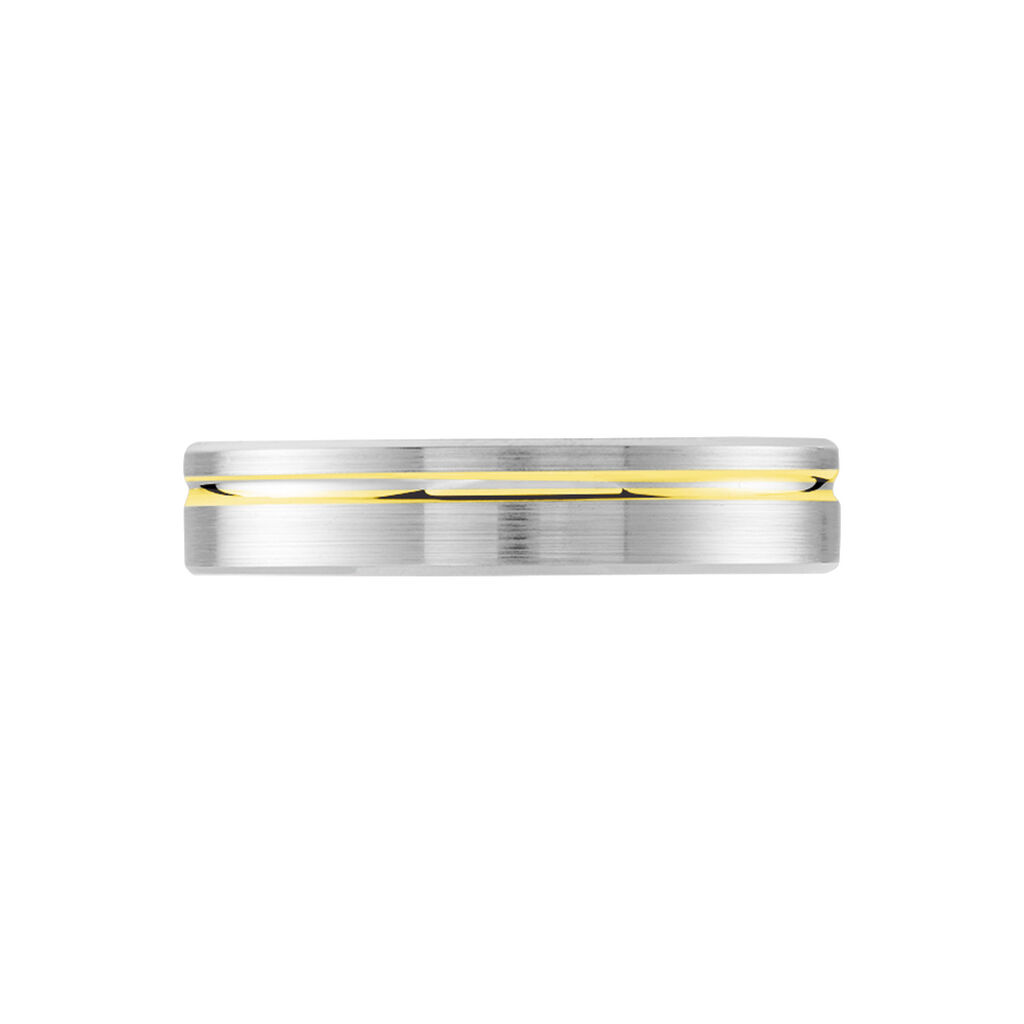 Alliance Marcio Ruban Plat Or Bicolore