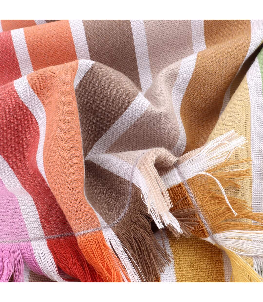 Drap de plage fouta 180x180 cm ELOA multicolore