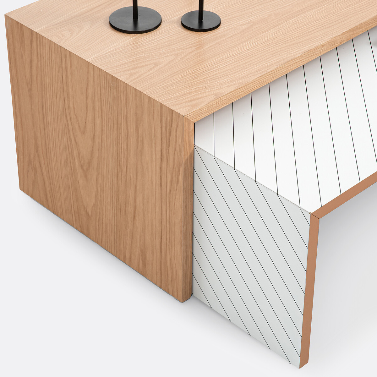 LA REDOUTE INTERIORS<br>Mesa de centro Mimi com platô de encaixe