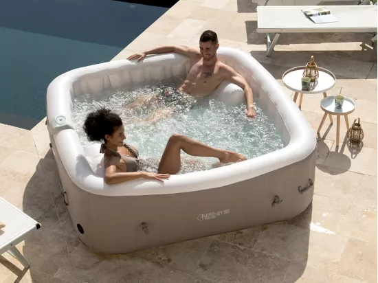 Spa gonflable Elite carré Bulles 2 places - Infinite Spa